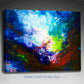 Underwater sea art abstract pitning print on stretched canvas Deeper Current