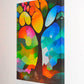 Dreaming Tree modern art giclee print by sally trace