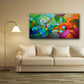 Equanimity, contemporary abstract modern art prints for sale by Sally Trace, room view