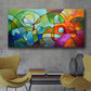 Equanimity, contemporary abstract modern art prints for sale by Sally Trace, room view