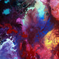 Modern art, contemporary fluid art painting, original abstract painting on stretched canvas by Sally Trace