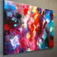 Modern art, contemporary fluid art painting, original abstract painting on stretched canvas by Sally Trace