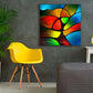 Canvas giclee prints made from my original painting "Geometree", a loose abstract landscape oil painting with saturated colors, earth tones and lively brushwork.