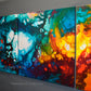 Heavenly Fire, triptych fine art prints by Sally Trace