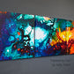 Heavenly Fire, triptych fine art prints by Sally Trace