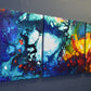 Heavenly Fire, triptych fine art prints by Sally Trace