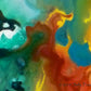 Heavenly Fire, triptych fine art prints by Sally Trace