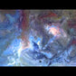 Exes and Ohs, 30x30 inch original contemporary abstract triptych painting by Sally Trace