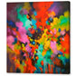 Excitation, giclee print on stretched canvas from the original textured abstract painting by Sally Trace