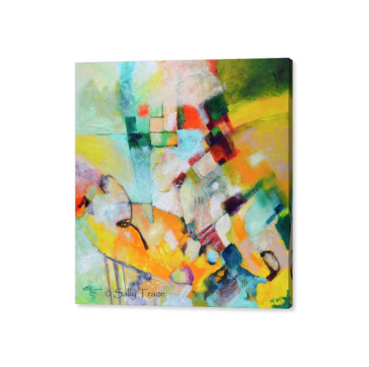 In and Out, modern art contemporary prints by Sally Trace