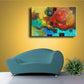 Fluid free form abstract painting, Come Back to Me by Sally Trace
