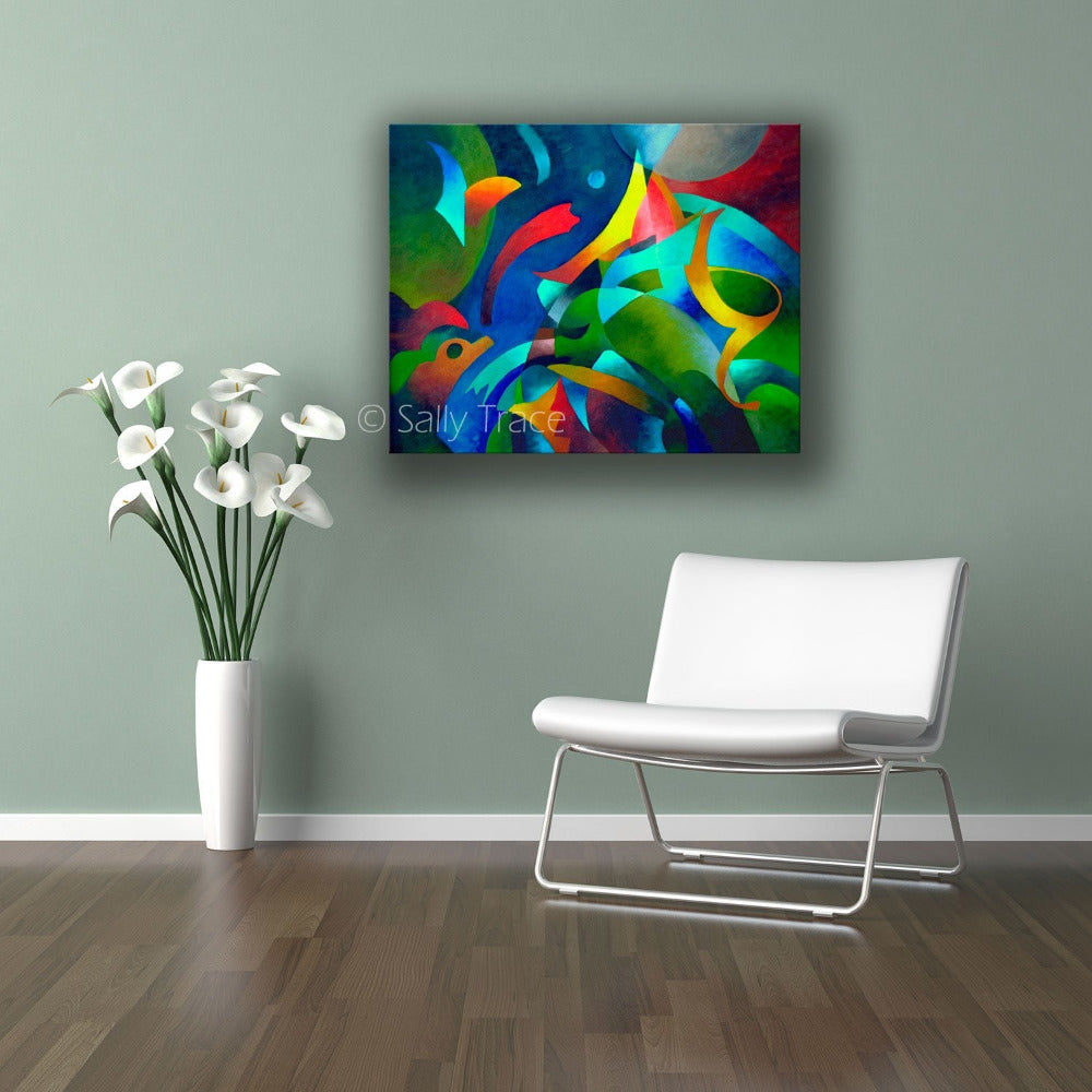 "Little Boat" fine art prints on canvas made from my original oil painting about having faith and inspiration during difficult times