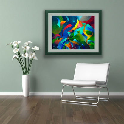 "Little Boat" fine art giclee print on paper, by Sally Trace