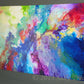 Modern fluid art abstract painting by Sally Trace, "Touch Me Here"