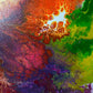 Playful Persuasion, original abstract fluid painting by Sally Trace