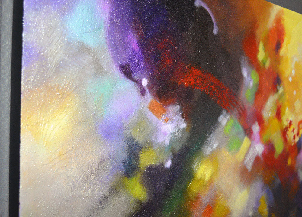 Abstract art painting by Sally Trace Points of Light