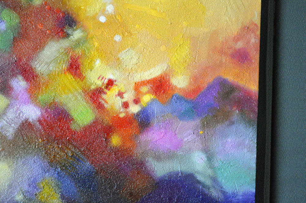 Abstract art painting by Sally Trace Points of Light