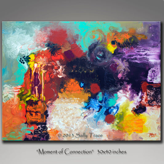 "Moment of Connection" Prints on Stretched Canvas or Rolled Paper