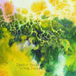 Sea Life, marine ocean abstract fluid art painting print by Sally Trace, detail