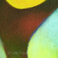 Geometric art prints from the original painting by Sally Trace, art prints on canvas, buy art directly from the artist, close-up view
