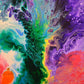 Skyward, contemporary modern art prints for sale by Sally Trace, detail