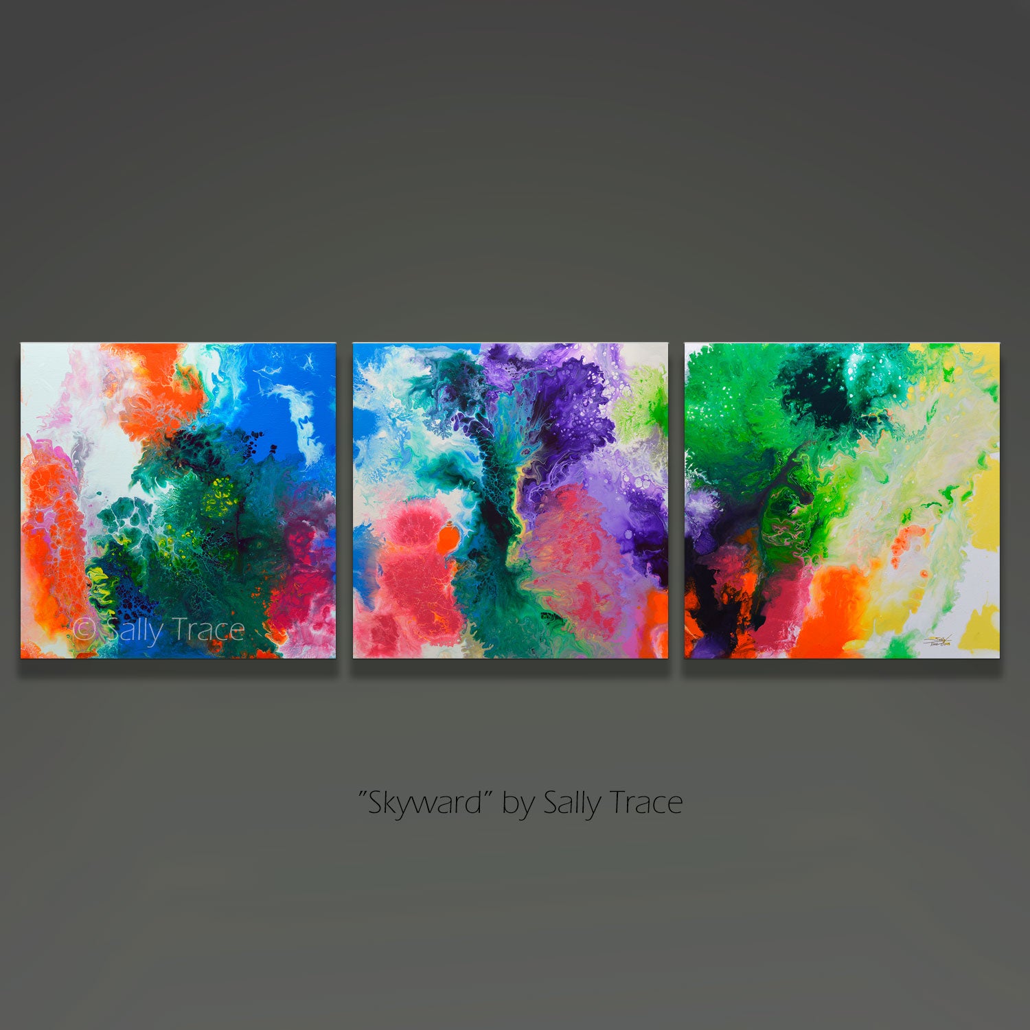 Skyward, contemporary modern art prints for sale by Sally Trace
