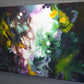 Splendid Expansion original abstract pour painting by Sally Trace