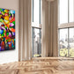 Geometric absrtact art fo sale by Sally Trace "Still Life"