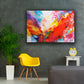 Modern and dynamic fluid art giclee prints on canvas made from my fluid art pour painting "Tenacity" by Sally Trace