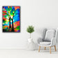 Modern contemporary original paintings for sale, Two Trees by Sally Trace