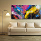 Ulysses 5, giclee prints on canvas from the original triptych fluid abstract painting by Sally Trace