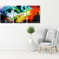 Windswept, abstract art giclee triptych by Sally Trace